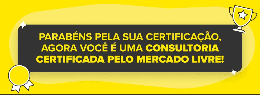 Selo: Consultoria Certificada pelo Mercado Livre